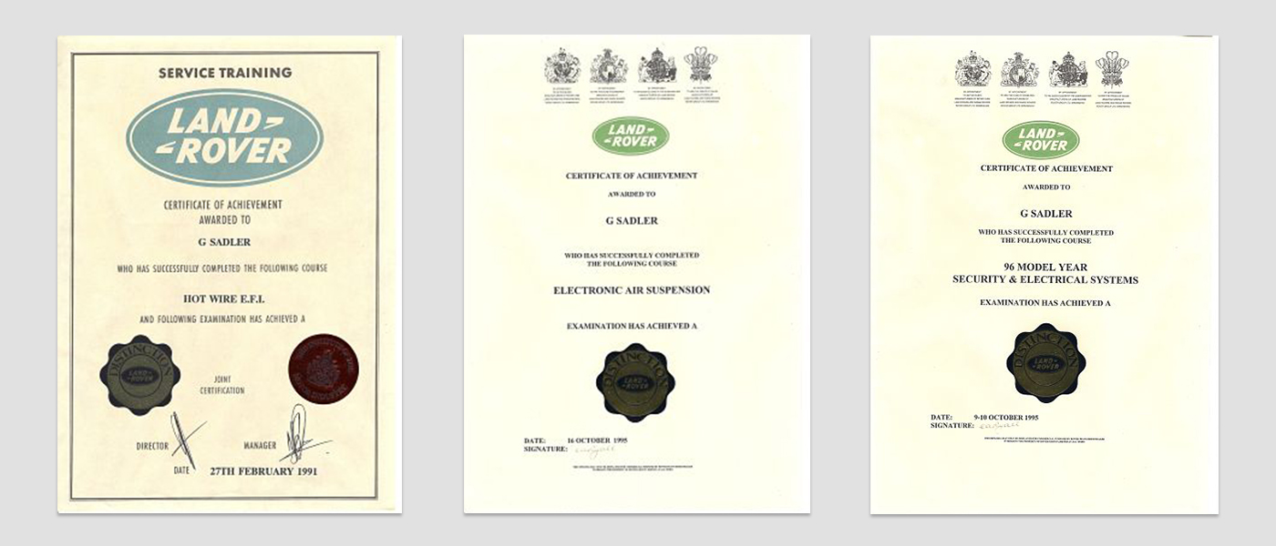 certificates